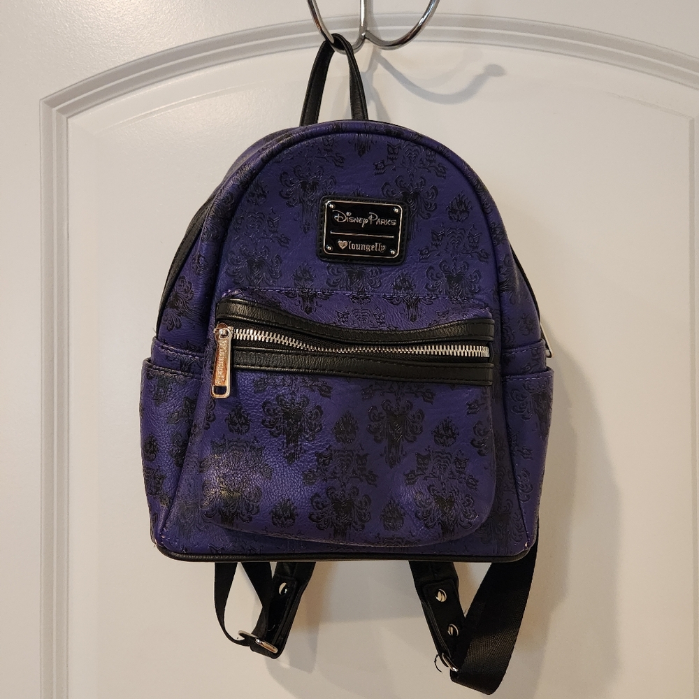Purple Backpack with Black Accents